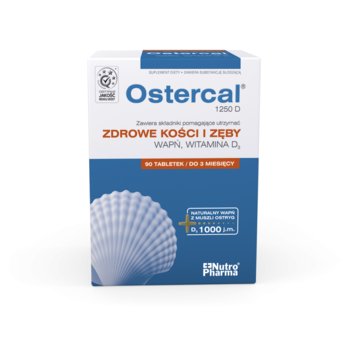 Ostercal, Suplement diety 1250 D, 90 kaps. - Nutricia