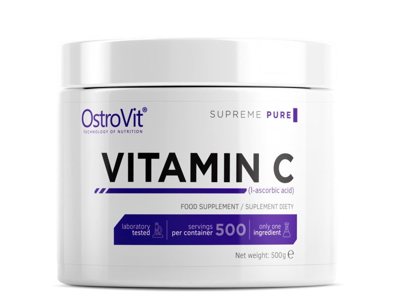 Фото - Вітаміни й мінерали OstroVit , 100 Vitamin C, 500 g 