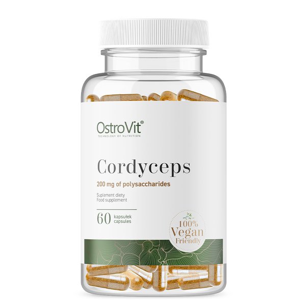 Фото - Вітаміни й мінерали OstroVit Suplement diety,  Cordyceps VEGE 60caps ODPORNOŚĆ KORDYCEPS 