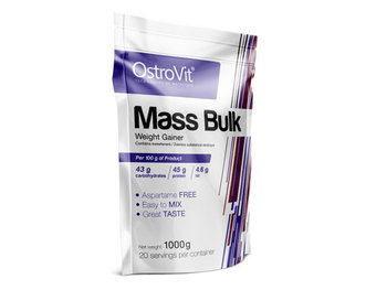 OstroVit, Gainer, Mass Bulk, 1000 g, szarlotka - OstroVit