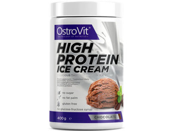 OstroVit, Odżywka białkowa, High Protein Ice Cream, 400 g, czekolada - OstroVit