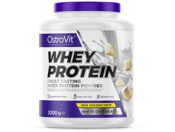 OstroVit, Odżywka białkowa, Whey Protein, biała czekolada, 2000 g - OstroVit