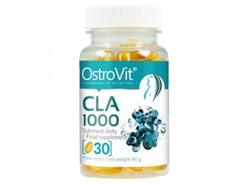 OstroVit, Suplement diety, CLA 1000, 30 kapsułek - OstroVit