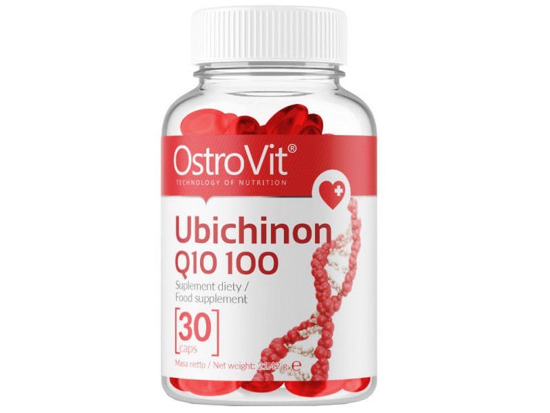Фото - Вітаміни й мінерали OstroVit , Suplement diety, Ubichinon Q10 100, 30 kapsułek 