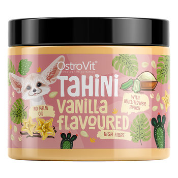 Ostrovit, Tahini Pasta Sezamowa, Waniliowa, 500g - OstroVit