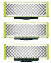 Ostrza do golarki PHILIPS OneBlade QP210, 3 szt. - do twarzy i ciała golenie przycinanie stylizacja zarostu