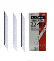 Ostrza Segmentowe 10szt.NT CutterBD-100 9mm30° Wrapping Aplikacja Folii PPF