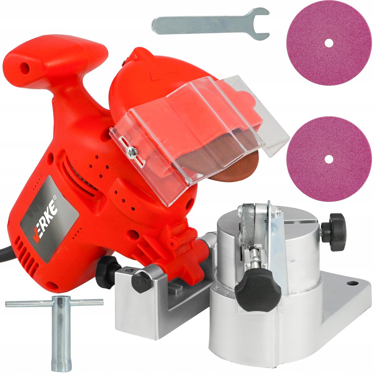 OSTRZAŁKA DO ŁAŃCUCHA ELEKTRYCZNA 220W V90081 VERKE PRO-Zdjęcie-0