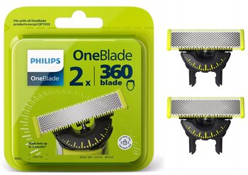 Ostrze do golarki PHILIPS OneBlade 360 QP420/50, 2 szt. - do twarzy przycinanie stylizacja golenie zarostu - Philips