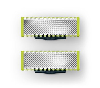 Ostrze do golarki PHILIPS OneBlade QP2XXX, 2 szt. - z pędzelkiem do czyszczenia akcesoria do trymera wymienne głowice golące - Philips