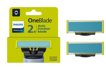 Ostrze wymienne do golarki Philips OneBlade Sensitive QP225/50 Anti-Friction 2 szt. - Philips