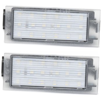 Oświetlenie Tablicy Rejestracyjnej Lampki LED Renault Megane 2 Laguna 3 - AWparts