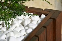 OTOCZAK BIAŁY KAMIEŃ OTOCZAKI DO OGRÓDU BIAŁE KAMIENIE OGRODOWE THASSOS  KAMIENIA 10kg