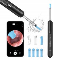Otoskop Do Czyszczenia Uszu Usuwania Wosku WIFI App Tel Android Ios Led 8Mp Inskam