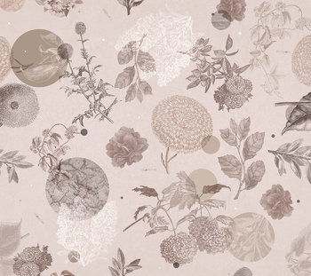 Otulacz Bambusowy Beige Garden 150X100 Cm Lullalove - LullaLove