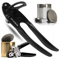 Otwieracz Do Puszek Konserw Ciężki Solidny Gastronomiczny Stal 18/0 Czarny