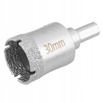 Otwornica diamentowa koronka 30 mm do gresu ceramiki szkła GRAPHITE 56T734