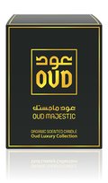 OUD LUXURY OUD MAJESTIC ORGANICZNA ŚWIECA ZAPACHOWA 220ML ARABSKA Z DUBAJU