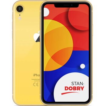 [OUTLET] Apple iPhone XR Yellow 64GB Smartfon - Stan Dobry - Apple