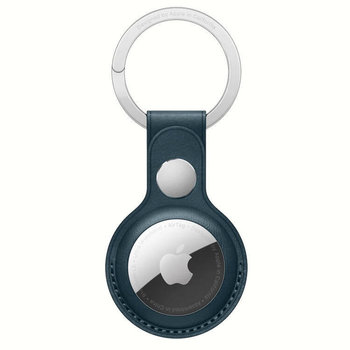[OUTLET] Brelok skórzany do Apple AirTag Leather Key Ring Baltic Blue - Apple