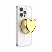 Outlet PopSockets uchwyt na MagSafe do iPhone'a złote serce magnetyczny PopSockets