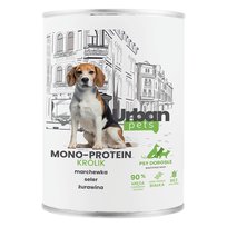 Over Zoo Urban Pets Mono Protein królik karma mokra dla psa 400g