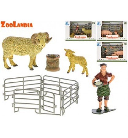 Zdjęcia - Figurka / zabawka transformująca Owca, Świnia Z Młodymi 09818 Hero