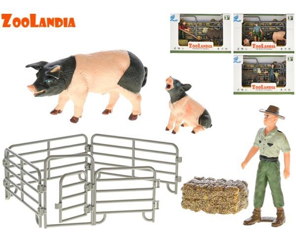 Zdjęcia - Figurka / zabawka transformująca Owca, Świnia Z Młodymi 09825 Hero