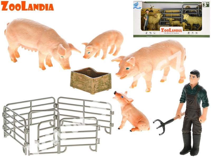 Zdjęcia - Figurka / zabawka transformująca Owca, Świnia Z Młodymi 09955 Hero