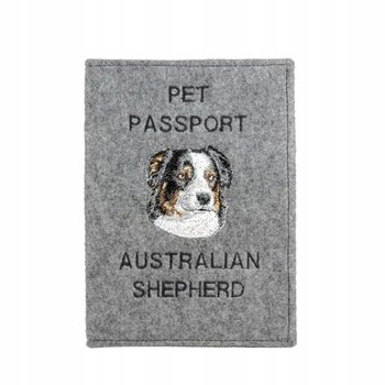 Owczarek australijski Haft pokrowiec na paszport - Inna marka
