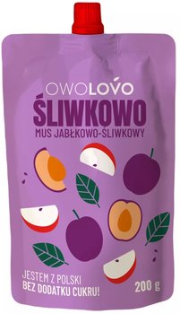 OWOLOVO Mus Jabłkowo-Śliwkowy 200 g | Owocowy - Owolovo