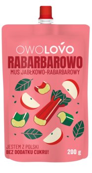 Owolovo Mus Rabarbarowy 200G - Owolovo