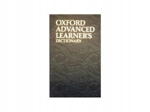 Oxford Advanced Learners dictionary - Opracowanie zbiorowe | Książka w ...