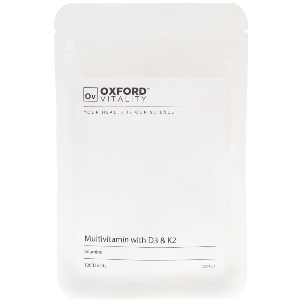 Oxford Vitality, Multiwitamina D3 i K2, 120 tabletek Oxford Vitality