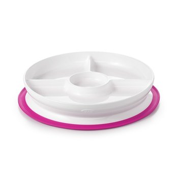 Oxo,Talerzyk z silikonową przyssawką, Pink - OXO