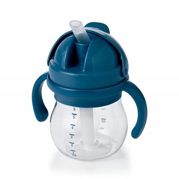 OXO, Transitions, Kubek ze słomką, 4m+, Navy, 150 ml - OXO