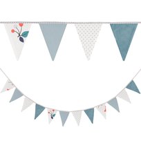 Ozdoba do pokoju dziecięcego - Girlanda proporczykowa Na zewnątrz Urodziny Ozdoba Dekoracja z tkaniny Odporny na warunki atmosferyczne 350 cm 12 trójkątów (15 cm x 22 cm) Liski