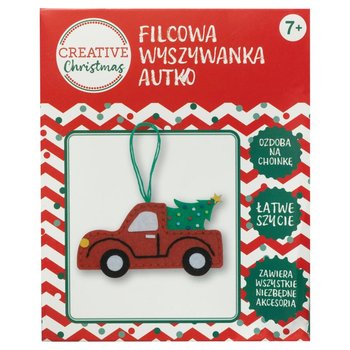 Ozdoba Filc Wyszywanka, Creative Christmas, Auto - Empik