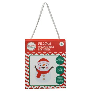 Ozdoba Filc Wyszywanka, Creative Christmas, Bałwan - Empik