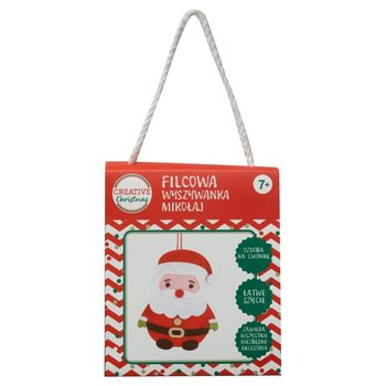 Ozdoba Filc Wyszywanka, Creative Christmas, Mikołaj - Empik