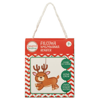 Ozdoba Filc Wyszywanka, Creative Christmas, Renifer - Empik