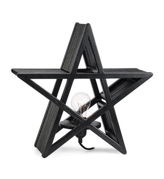 Ozdoba stołowa świetlna Bamboo gwiazda star stojąca czarna - Markslojd