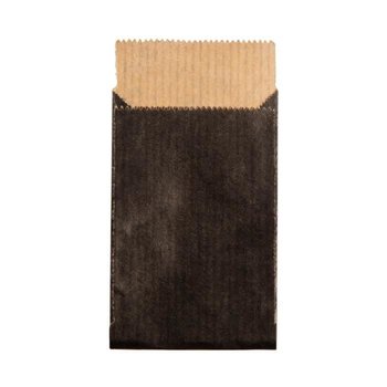 Ozdobna torba papierowa - Prezent - Przysmaki - Czarna - 6 x 4,5 cm - Inna marka