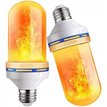 Ozdobna żarówka LED imitująca żywy płomień E27 6W - Inny producent