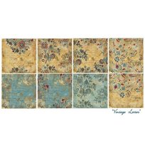 Ozdobne papiery do rękodzieła - Vintage Letter