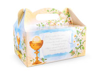 Ozdobne pudełka na ciasto komunijne, 10 sztuk