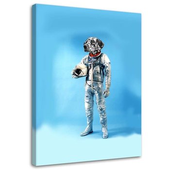 Ozdobny deco panel FEEBY, Astronauta z głową psa, 40x60 cm - Feeby