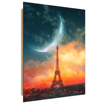 Ozdobny deco panel FEEBY, Noc w Paryżu, 50x70 cm - Feeby