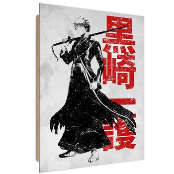 Ozdobny deco panel FEEBY, Samurai z anime, 50x70 cm - Feeby