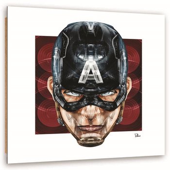 Ozdobny deco panel FEEBY, Superbohater Ameryki, 80x80 cm - Feeby